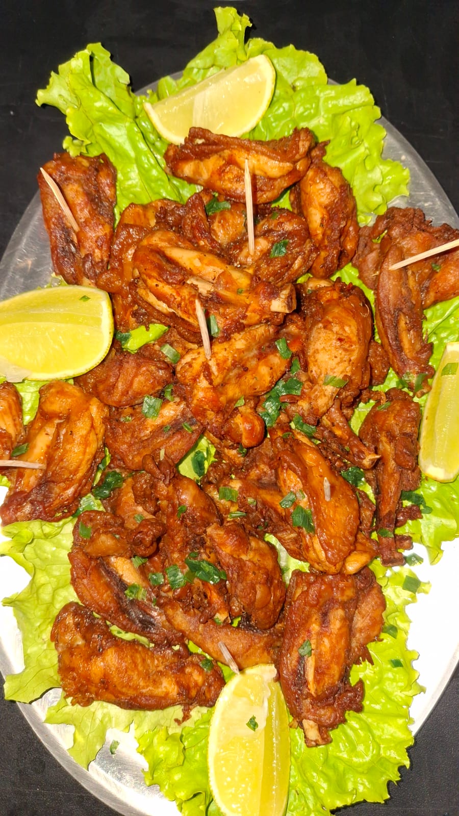 Frango crocante com limao