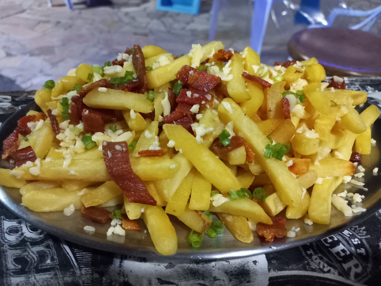 Porcao deliciosa de batatas